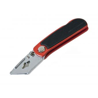 Folding Lock Back Utility Knife -Cushion Grip